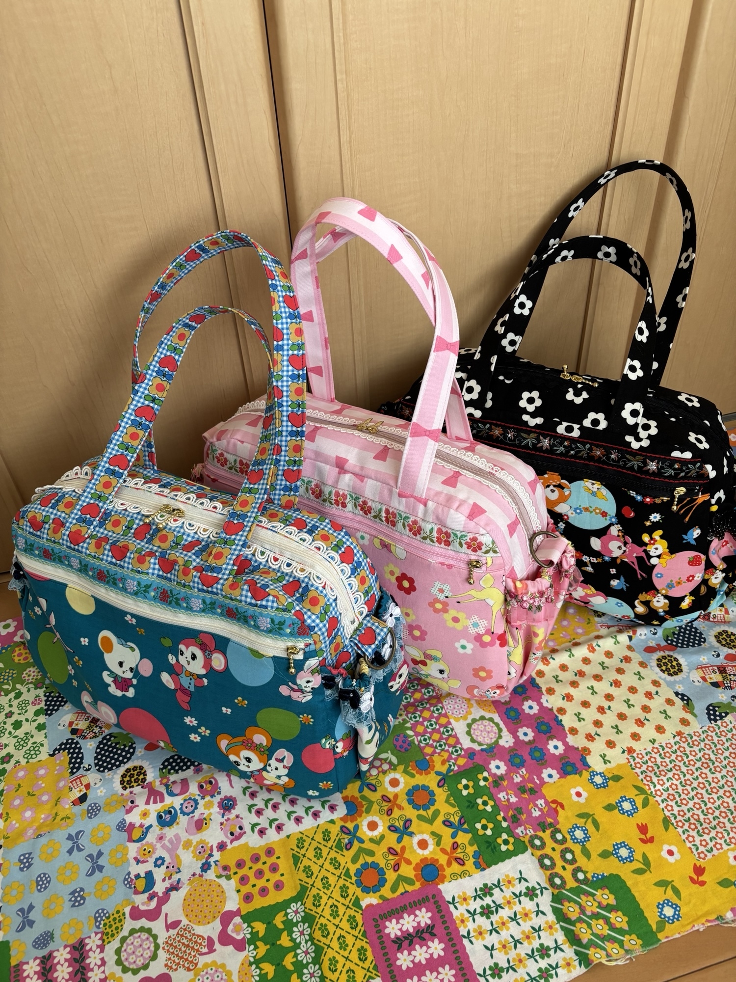 昭和レトロおとめちっくアイドル♡ハンドメイドバッグ♡ 昭和レトロ