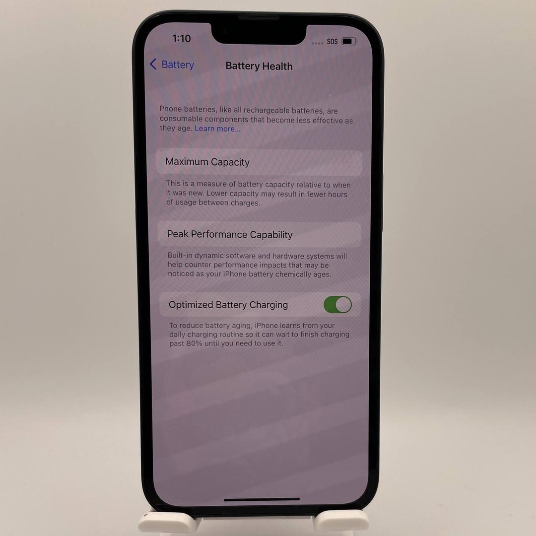 Apple iPhone 13 - Unlocked, 128GB, Midnight, A2482 - LZNW54098