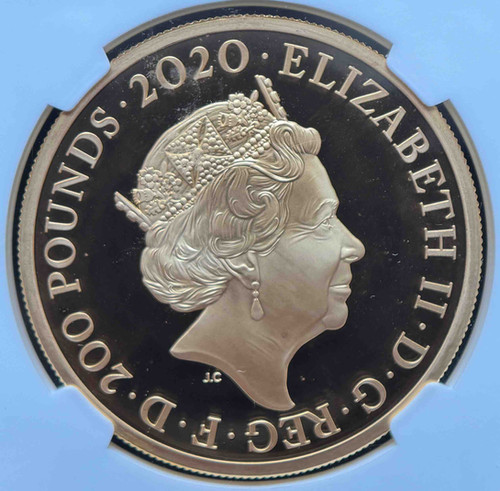 2020年 イギリス 200ポンド金貨 プルーフ ミュージック・レジェンズ