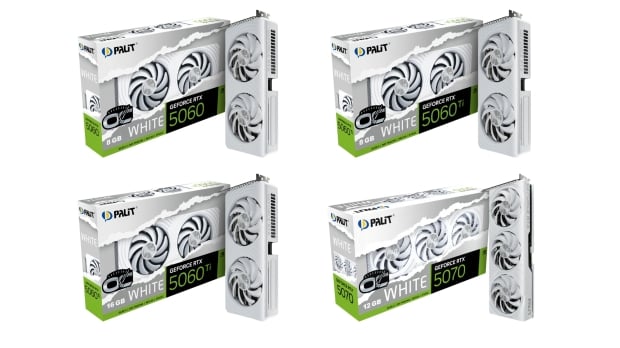 Palit launches new GeForce RTX 5060, RTX 5060 Ti, and RTX 5070