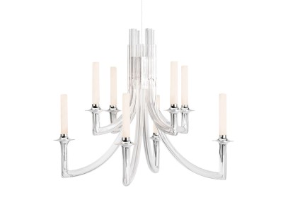 クリアカラー・透明色のシャンデリア - インテリア・家具通販【FLYMEe】