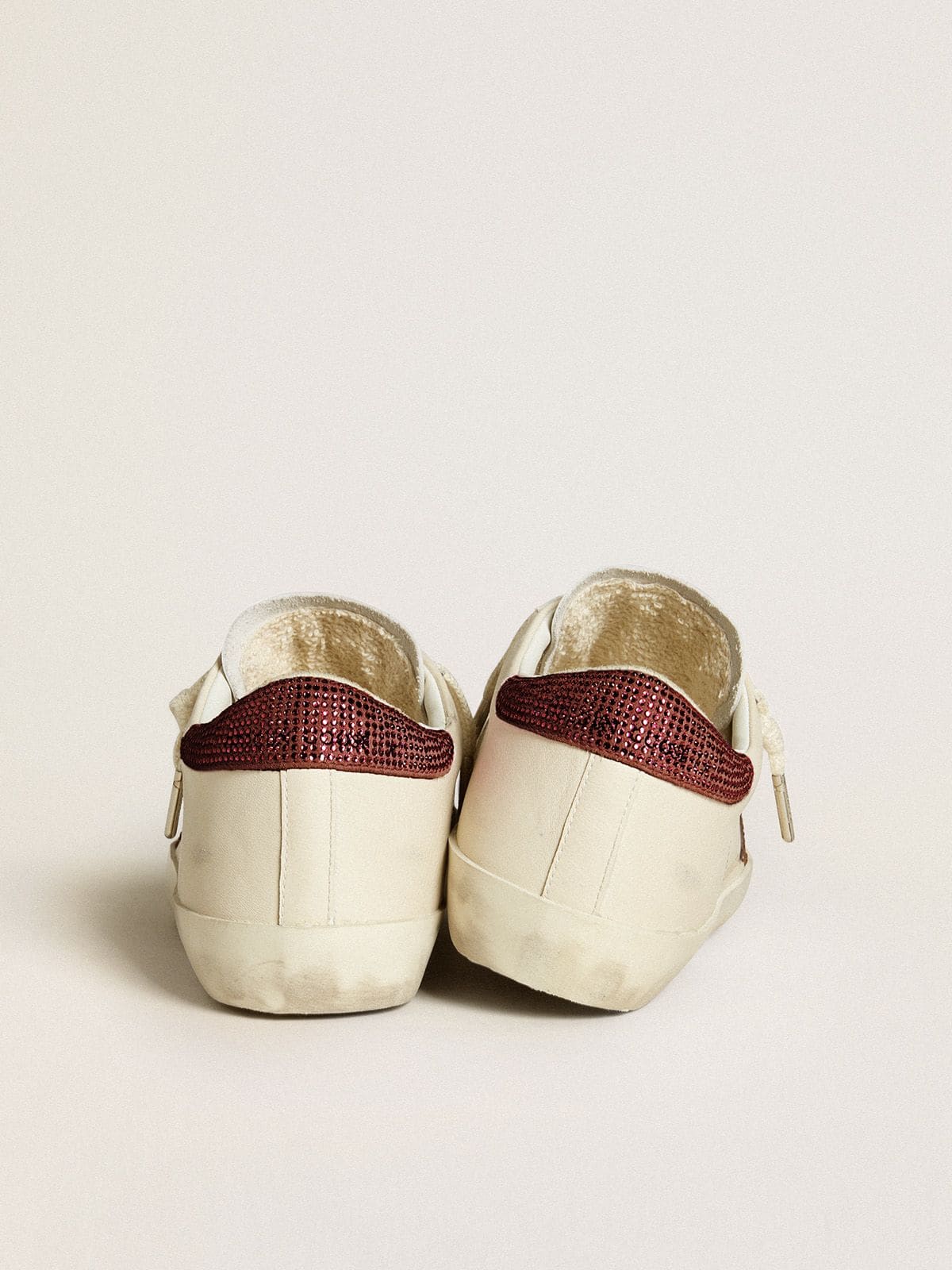 Women's Super-Star with suede star and heel tab with Swarovski