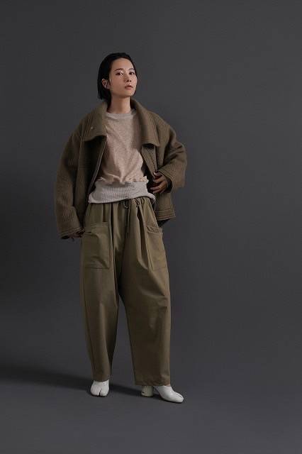 CYAN TOKYO】ウールシャギースタンドブルゾン/407262