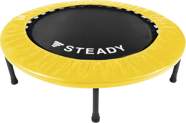 トランポリン 室内 静音 子供 大人 耐荷重150kg 365日保証 ST134 STEADY