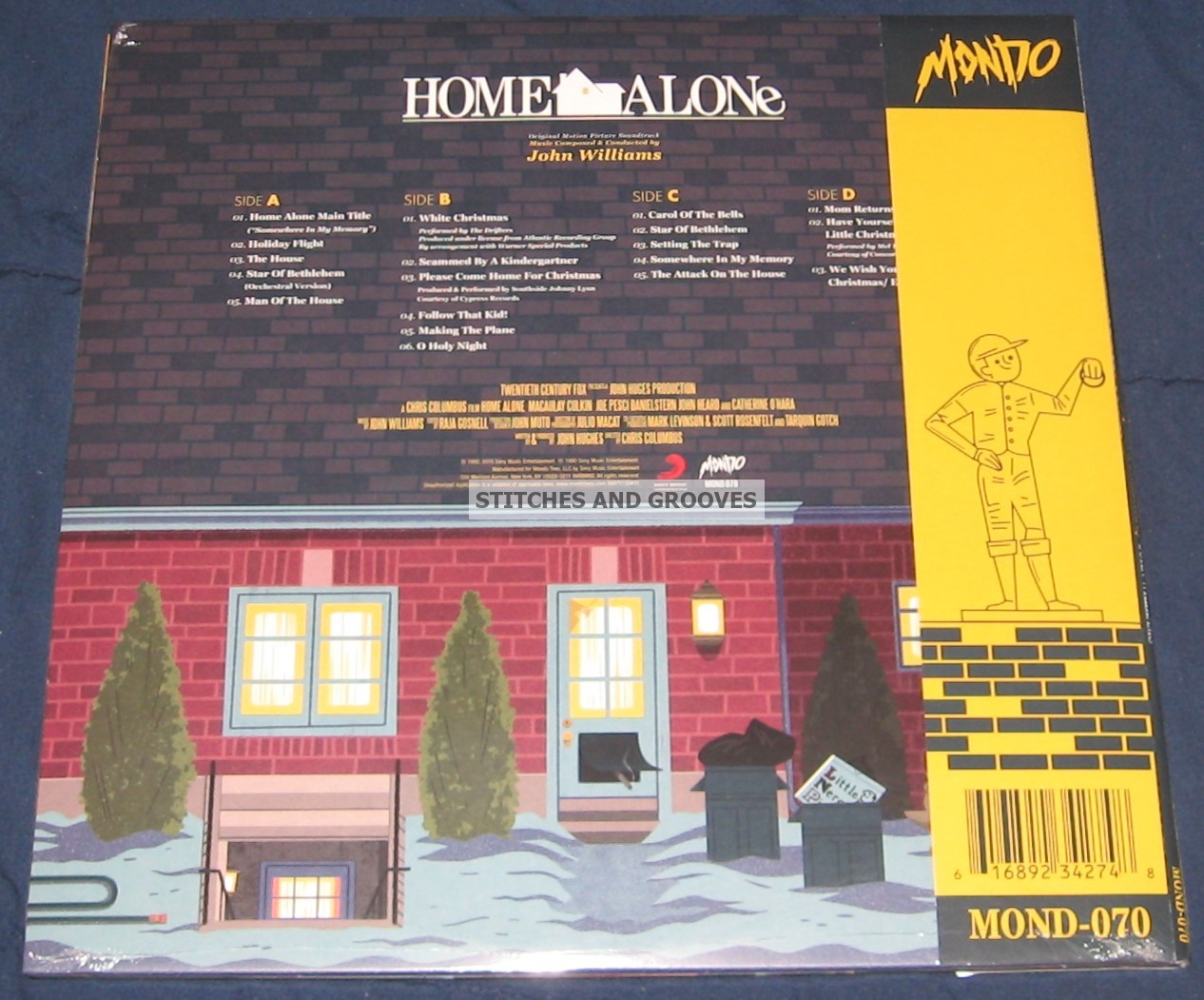 Home Alone Soundtrack (1st Mondo Pressing) | Stitches and Grooves