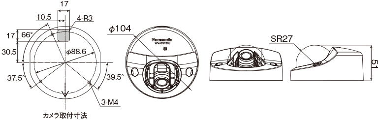 WV-S3110J【販売終了】 (Panasonic) - システムケイカメラ